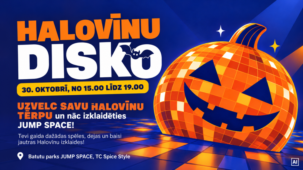 Halovīnu disko Jump Space! 🎃